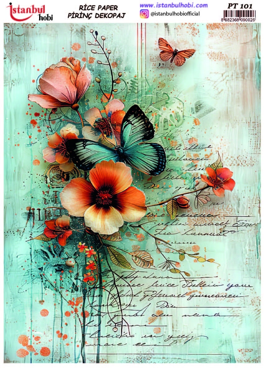 Pirinç Dekopaj Kağıdı-29x42 cm-PT101 1 Pirinç Dekopaj Kağıdı-29X42 Cm-Pt101