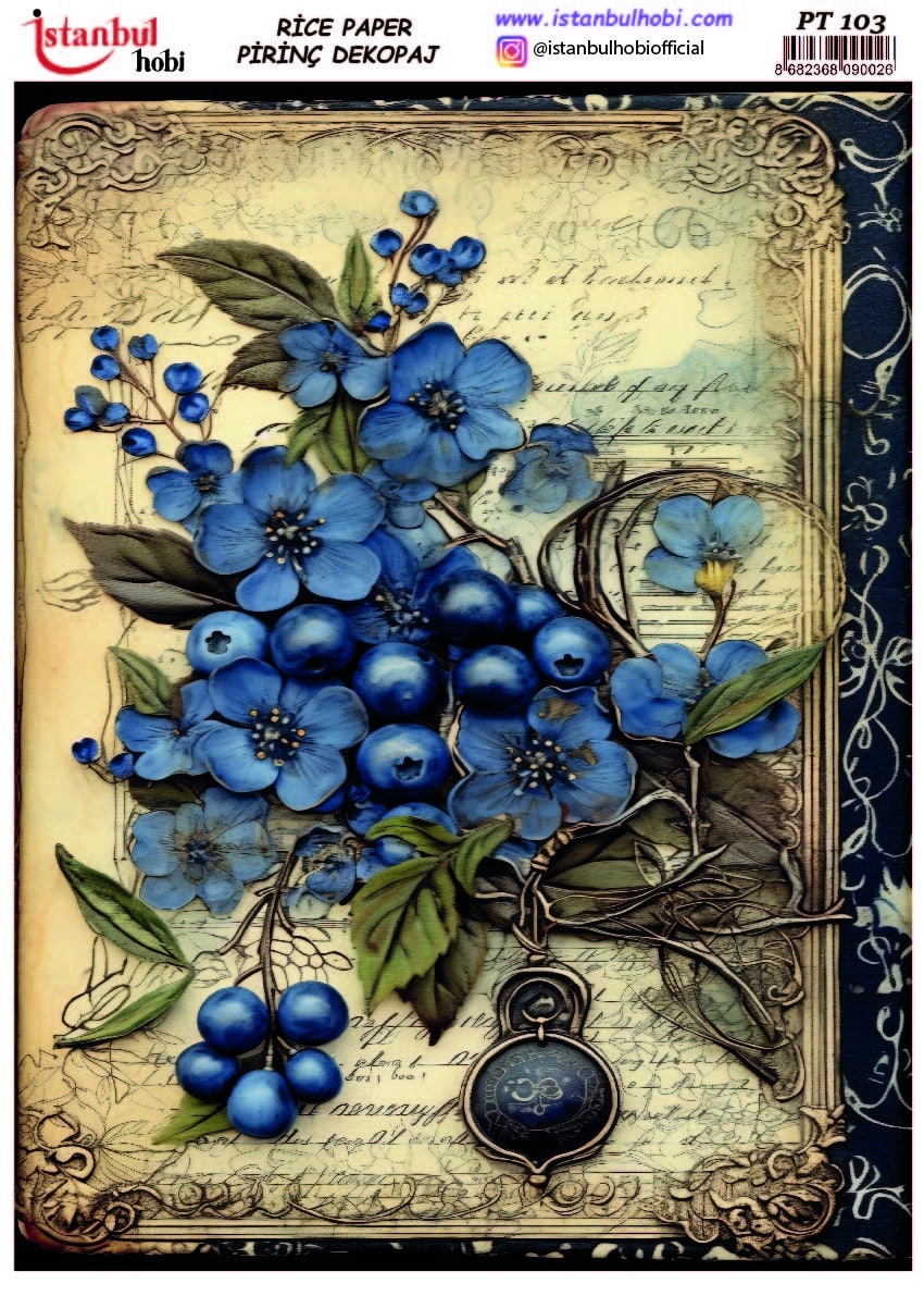Pirinç Dekopaj Kağıdı-29x42 cm-PT103 1 Pirinç Dekopaj Kağıdı-29X42 Cm-Pt103