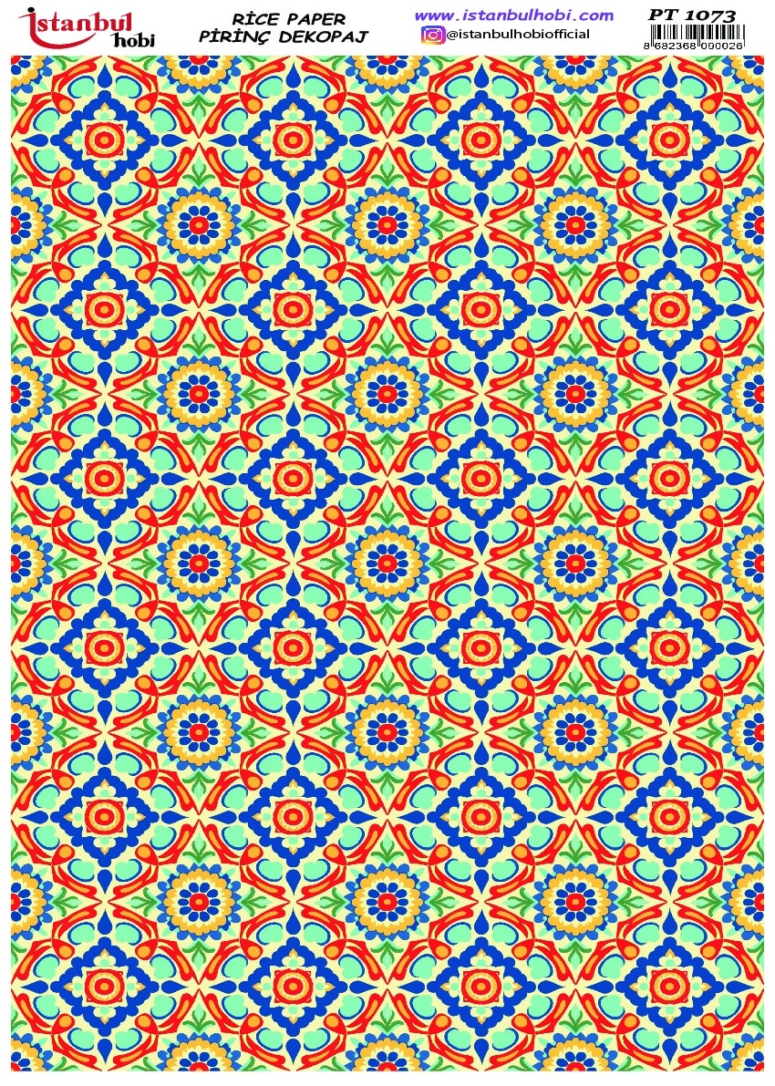 Pirinç Dekopaj Kağıdı-29x42 cm-PT1073 1 Pirinç Dekopaj Kağıdı-29X42 Cm-Pt1073