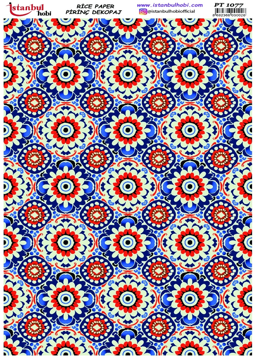Pirinç Dekopaj Kağıdı-29x42 cm-PT1077 1 Pirinç Dekopaj Kağıdı-29X42 Cm-Pt1077