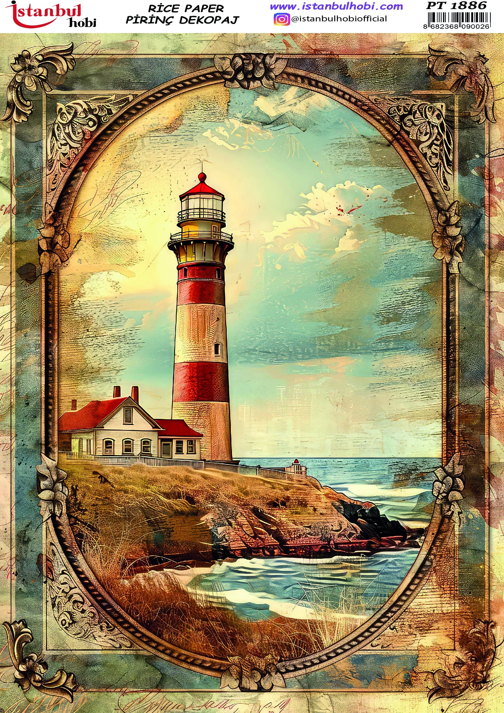 Pirinç Dekopaj Kağıdı-29x42 cm-PT1886 1 Pirinç Dekopaj Kağıdı-29X42 Cm-Pt1886