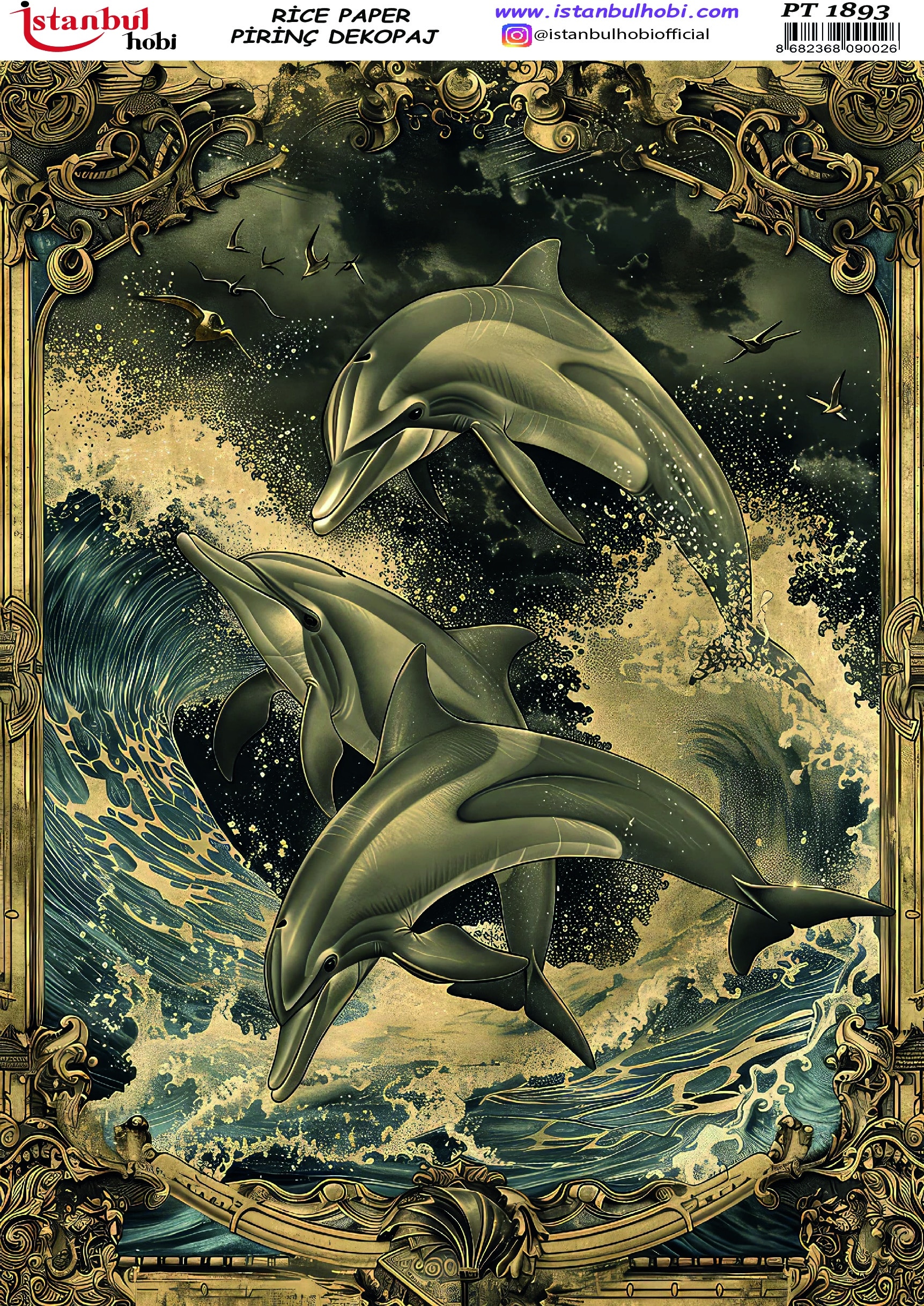 Pirinç Dekopaj Kağıdı-29x42 cm-PT1893 1 Pirinç Dekopaj Kağıdı-29X42 Cm-Pt1893