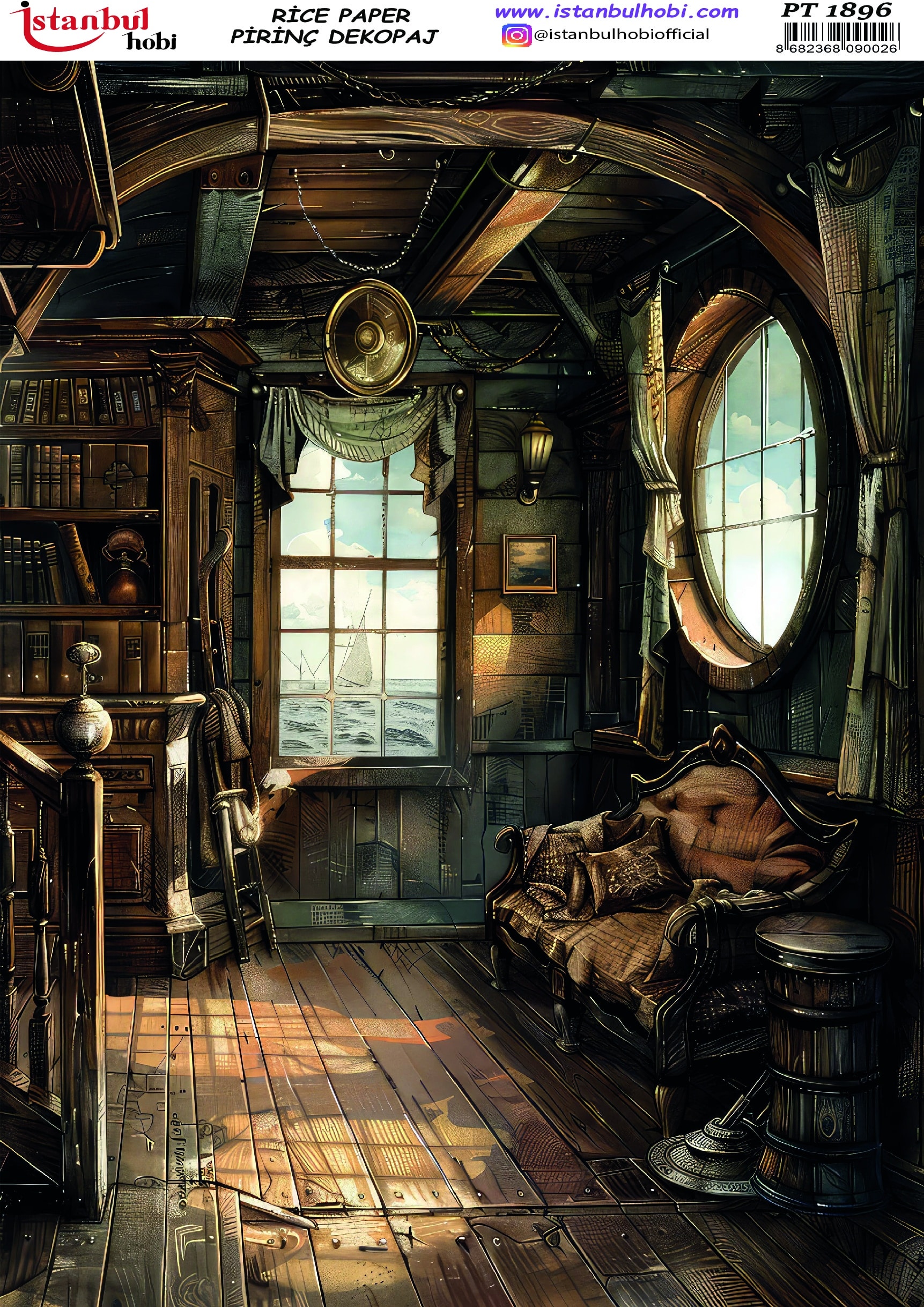 Pirinç Dekopaj Kağıdı-29x42 cm-PT1896 1 Pirinç Dekopaj Kağıdı-29X42 Cm-Pt1896