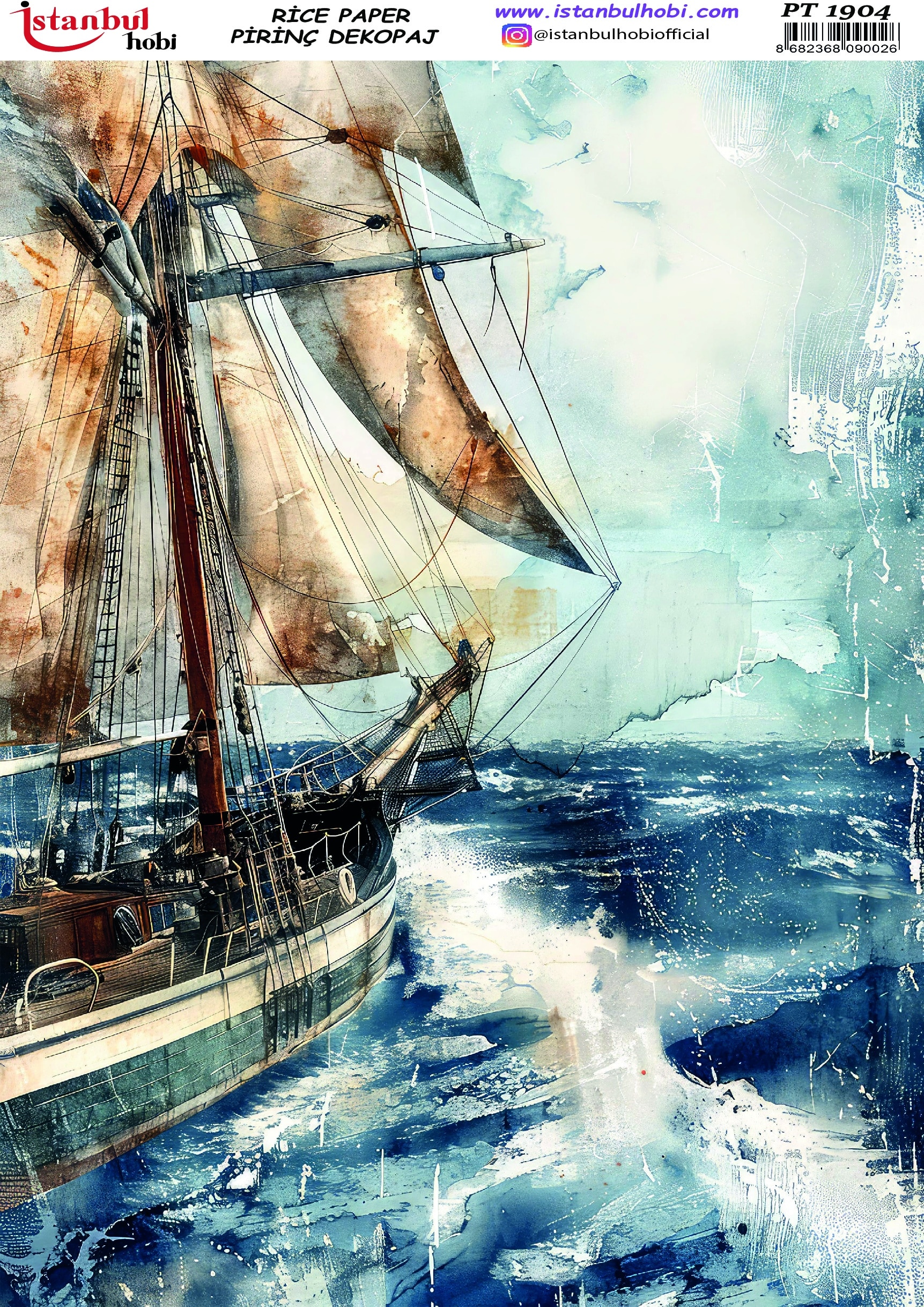 Pirinç Dekopaj Kağıdı-29x42 cm-PT1904 1 Pirinç Dekopaj Kağıdı-29X42 Cm-Pt1904