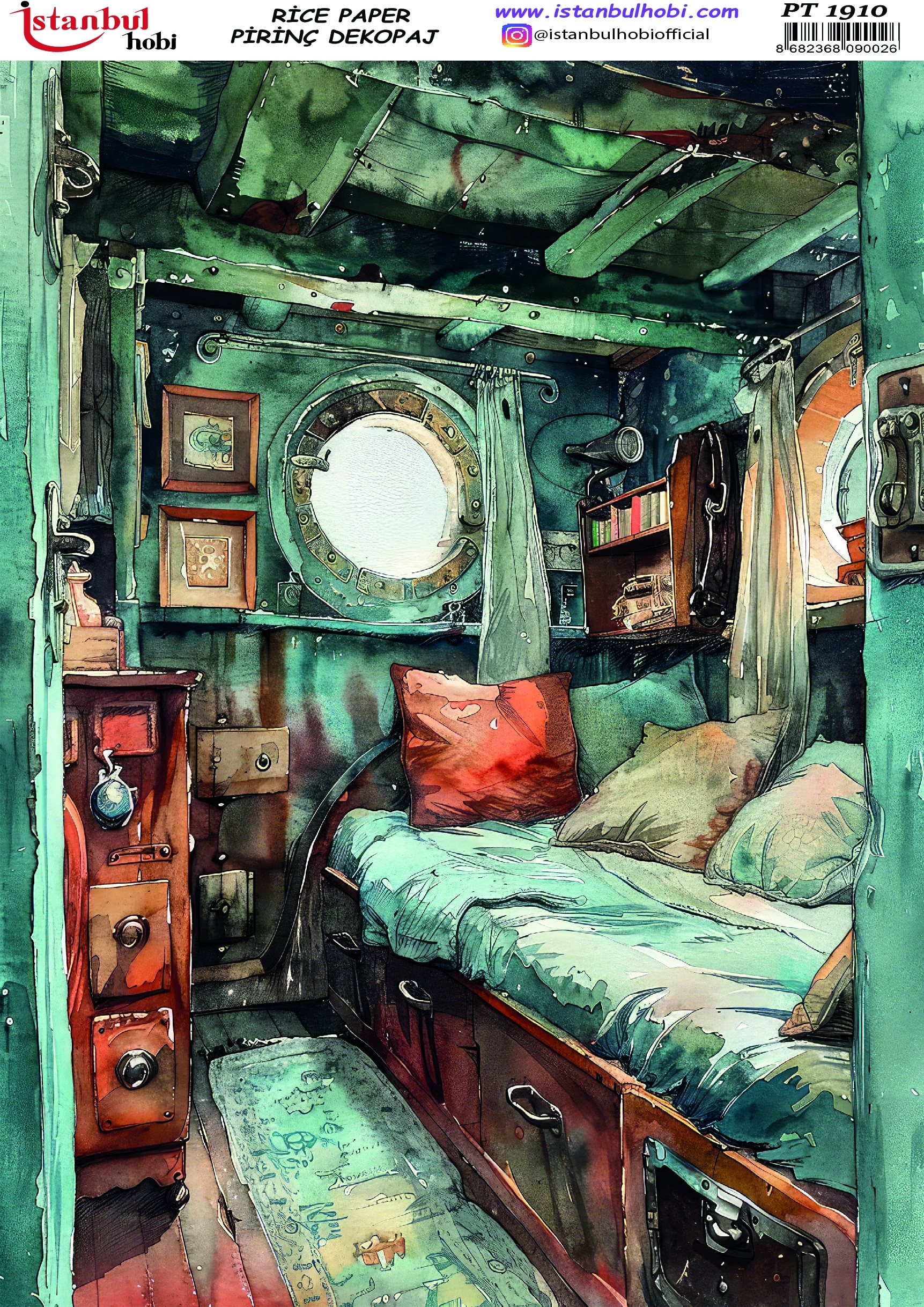 Pirinç Dekopaj Kağıdı-29x42 cm-PT1910 1 Pirinç Dekopaj Kağıdı-29X42 Cm-Pt1910