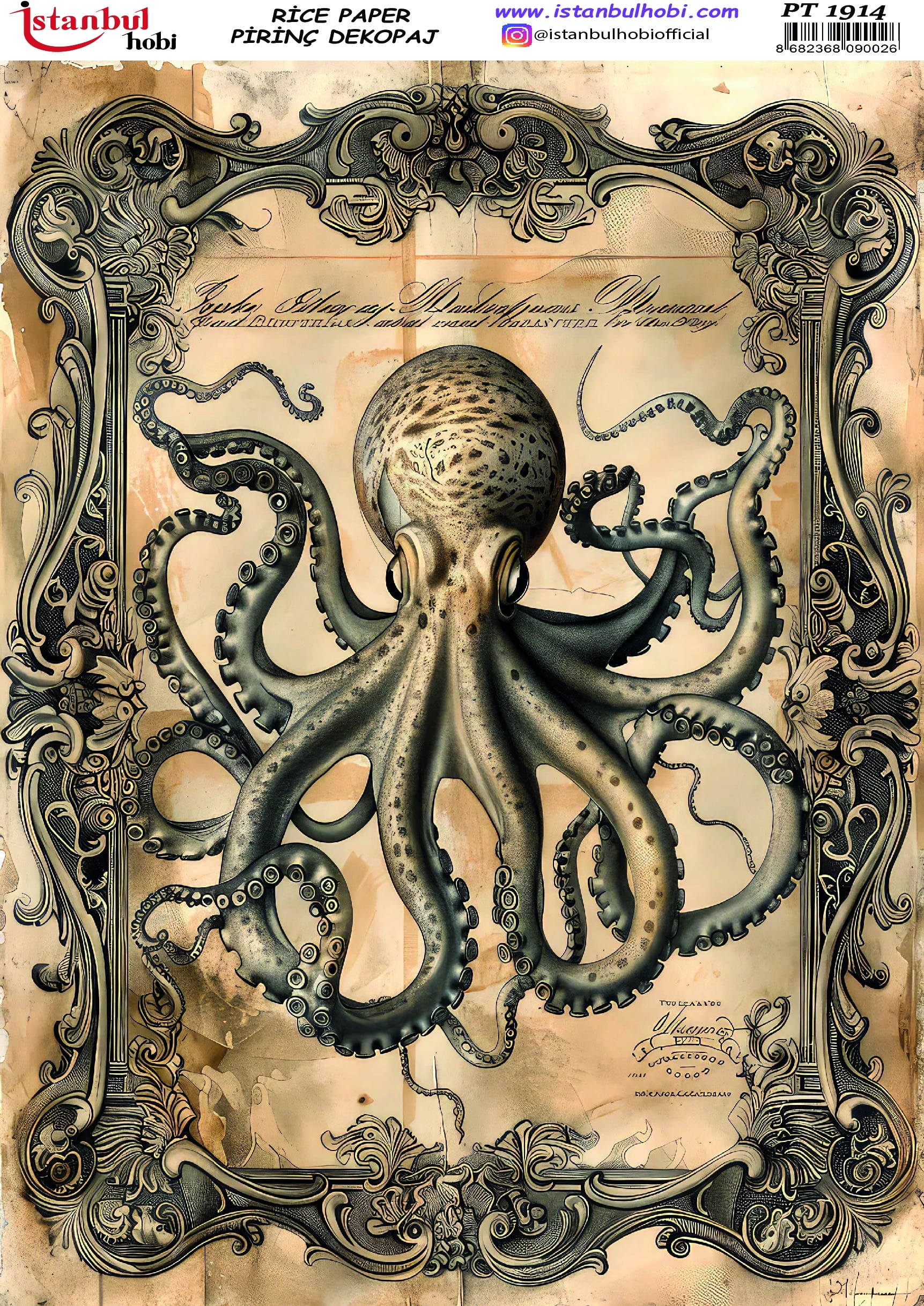 Pirinç Dekopaj Kağıdı-29x42 cm-PT1914 1 Pirinç Dekopaj Kağıdı-29X42 Cm-Pt1914