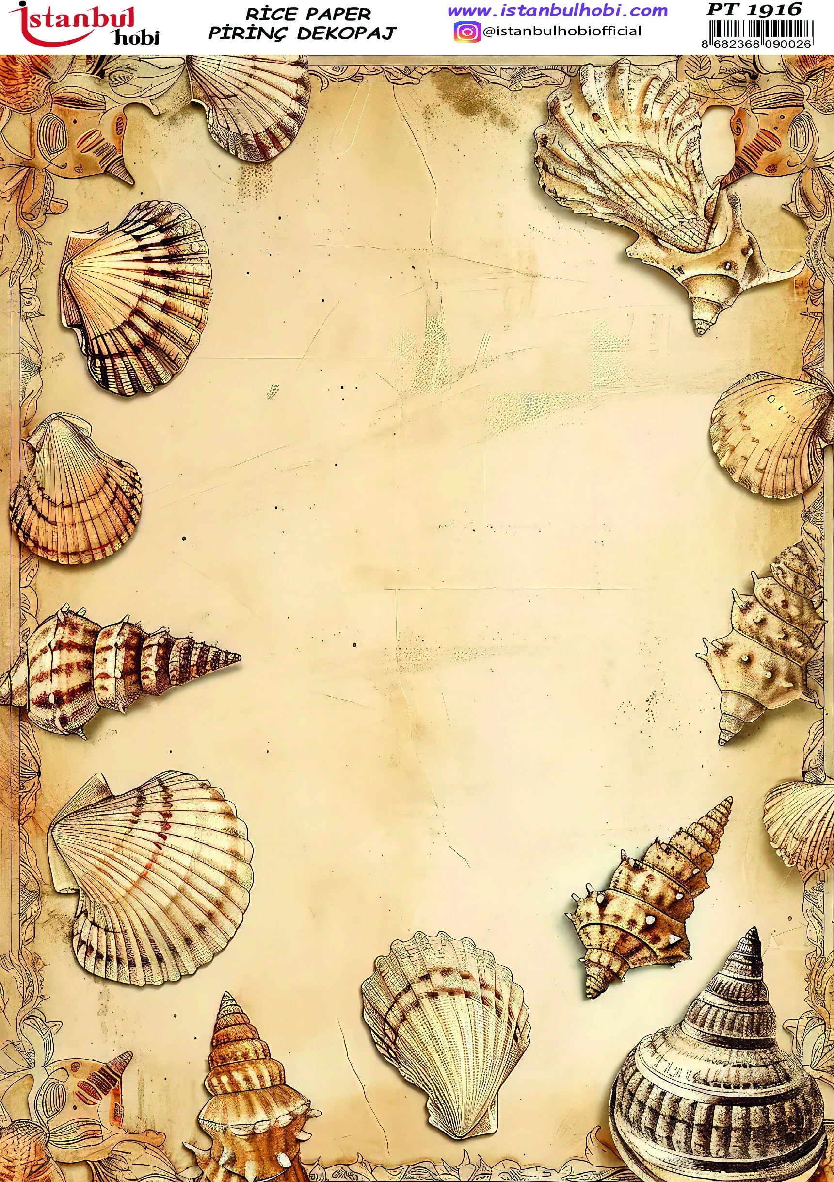 Pirinç Dekopaj Kağıdı-29x42 cm-PT1916 1 Pirinç Dekopaj Kağıdı-29X42 Cm-Pt1916