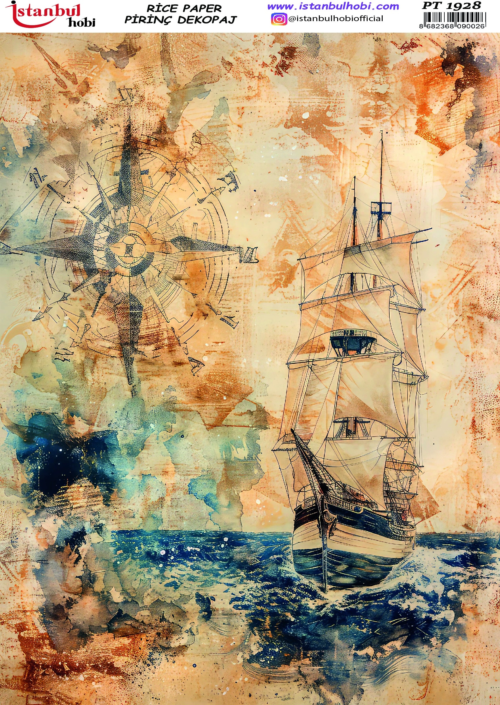 Pirinç Dekopaj Kağıdı-29x42 cm-PT1928 1 Pirinç Dekopaj Kağıdı-29X42 Cm-Pt1928