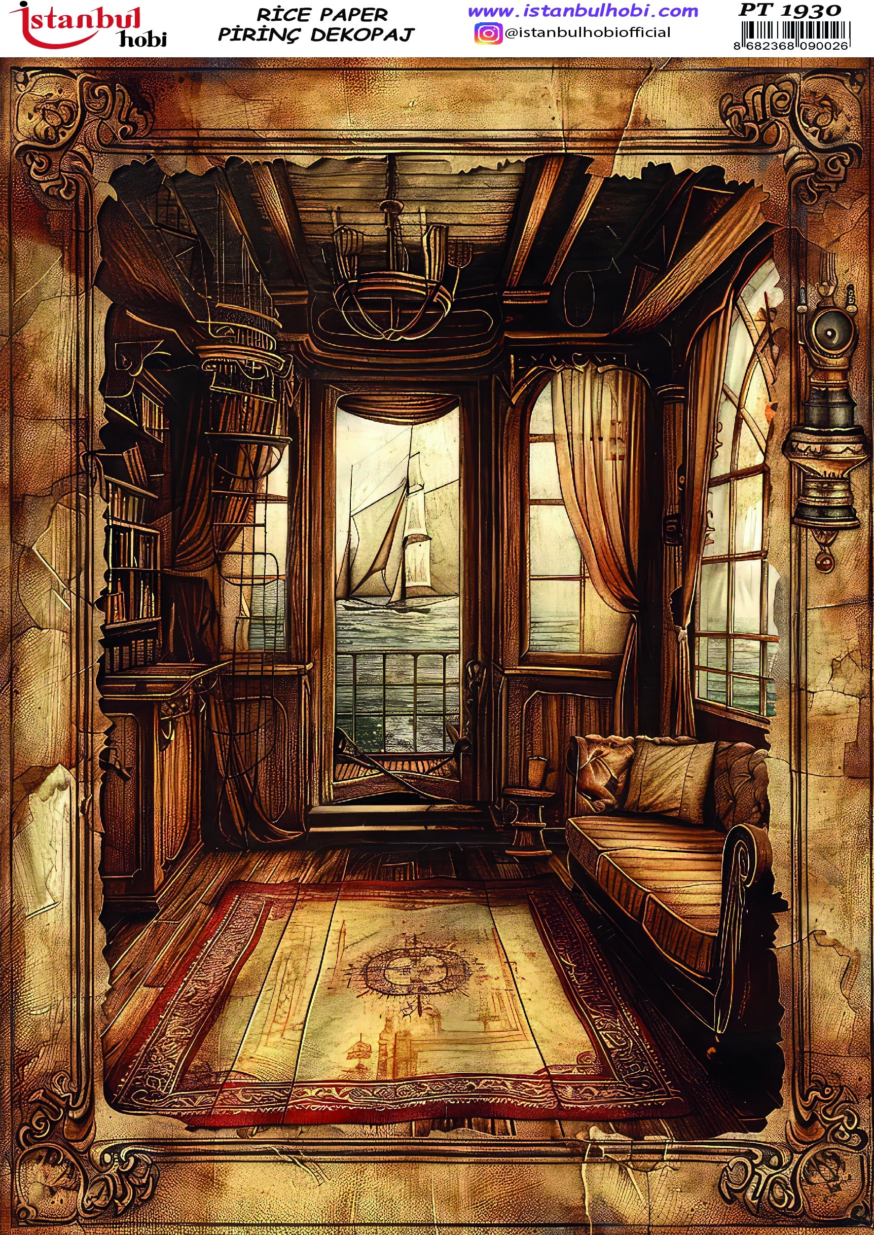 Pirinç Dekopaj Kağıdı-29x42 cm-PT1930 1 Pirinç Dekopaj Kağıdı-29X42 Cm-Pt1930