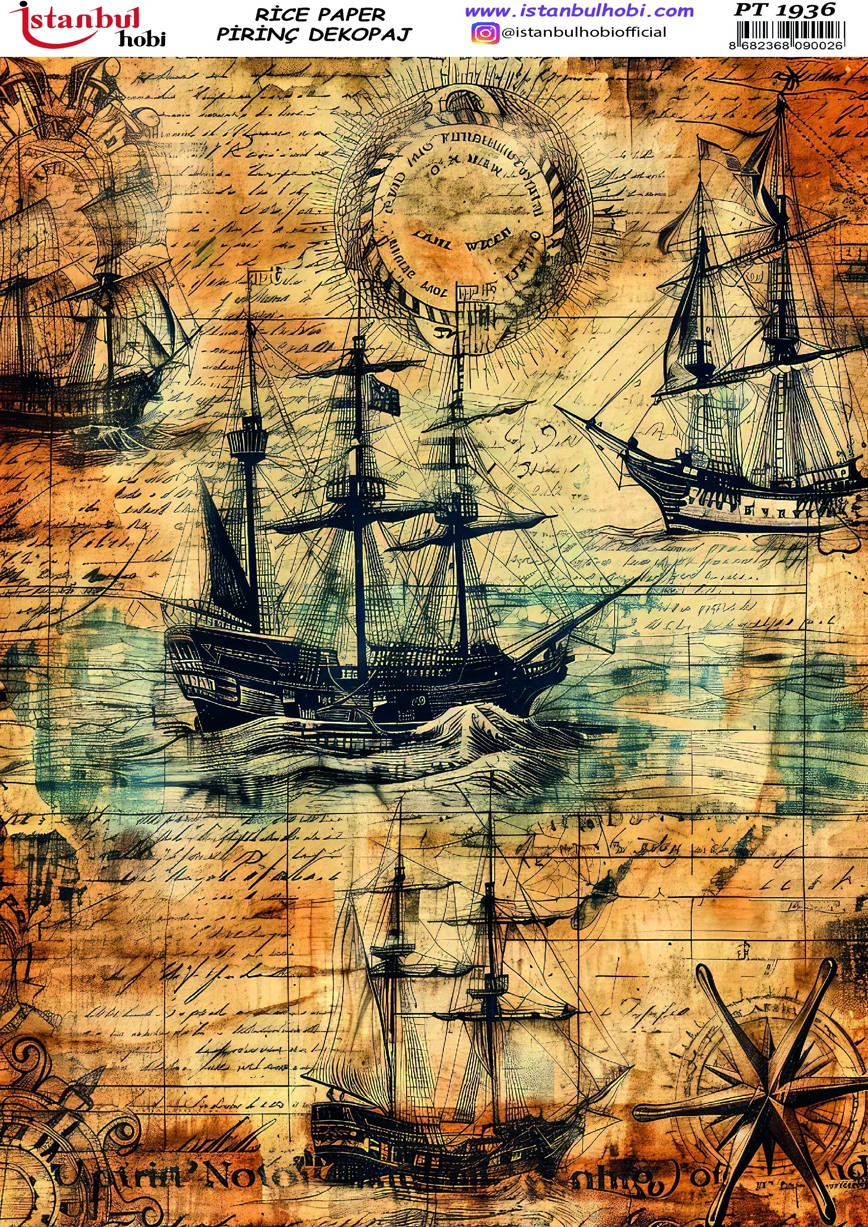 Pirinç Dekopaj Kağıdı-29x42 cm-PT1936 1 Pirinç Dekopaj Kağıdı-29X42 Cm-Pt1936