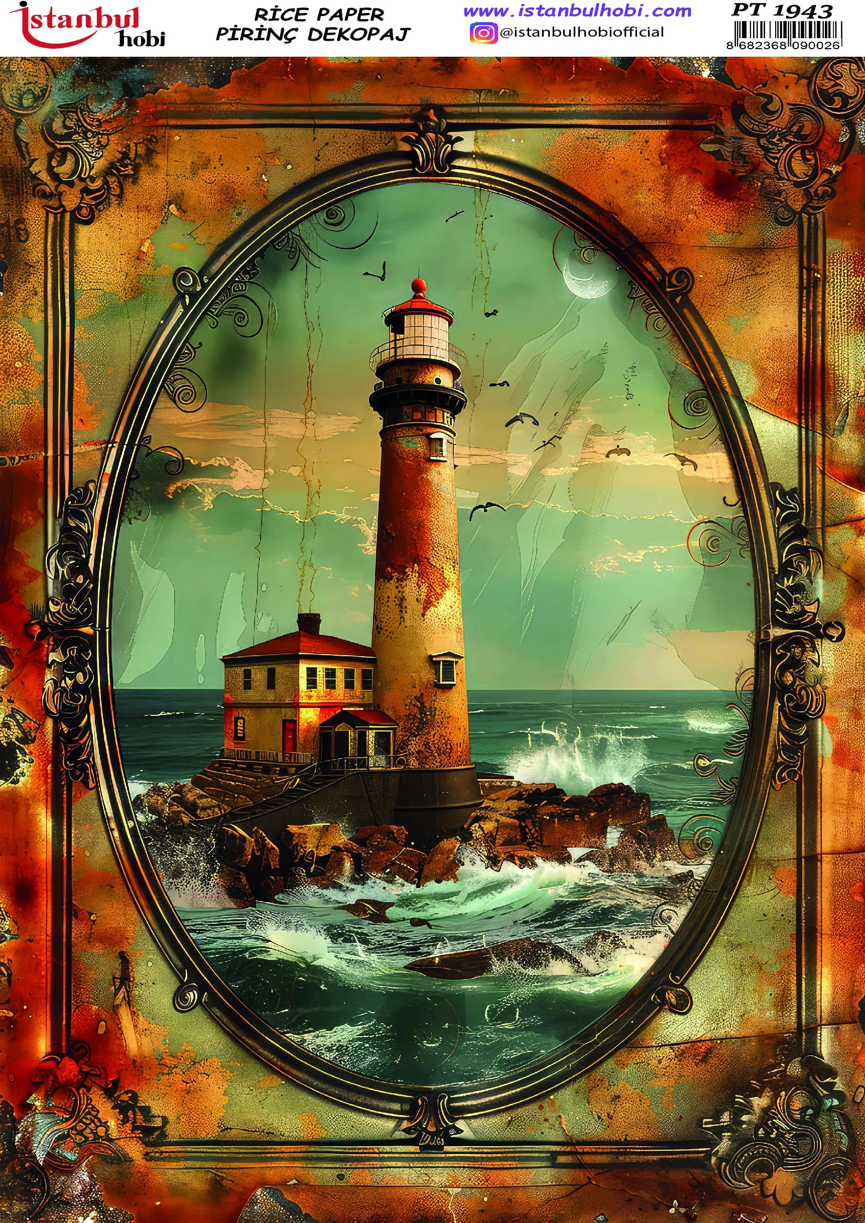 Pirinç Dekopaj Kağıdı-29x42 cm-PT1943 1 Pirinç Dekopaj Kağıdı-29X42 Cm-Pt1943