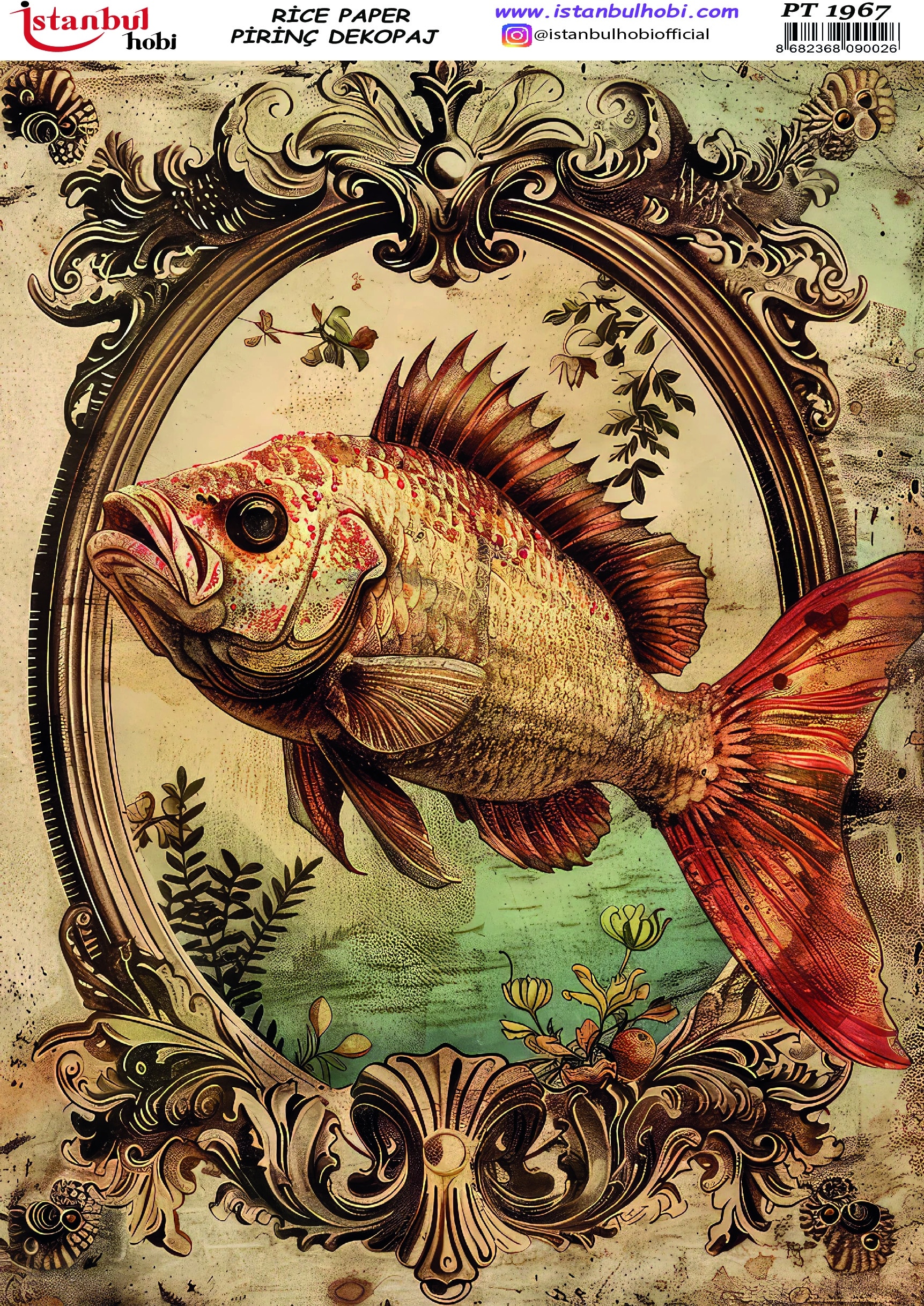 Pirinç Dekopaj Kağıdı-29x42 cm-PT1967 1 Pirinç Dekopaj Kağıdı-29X42 Cm-Pt1967