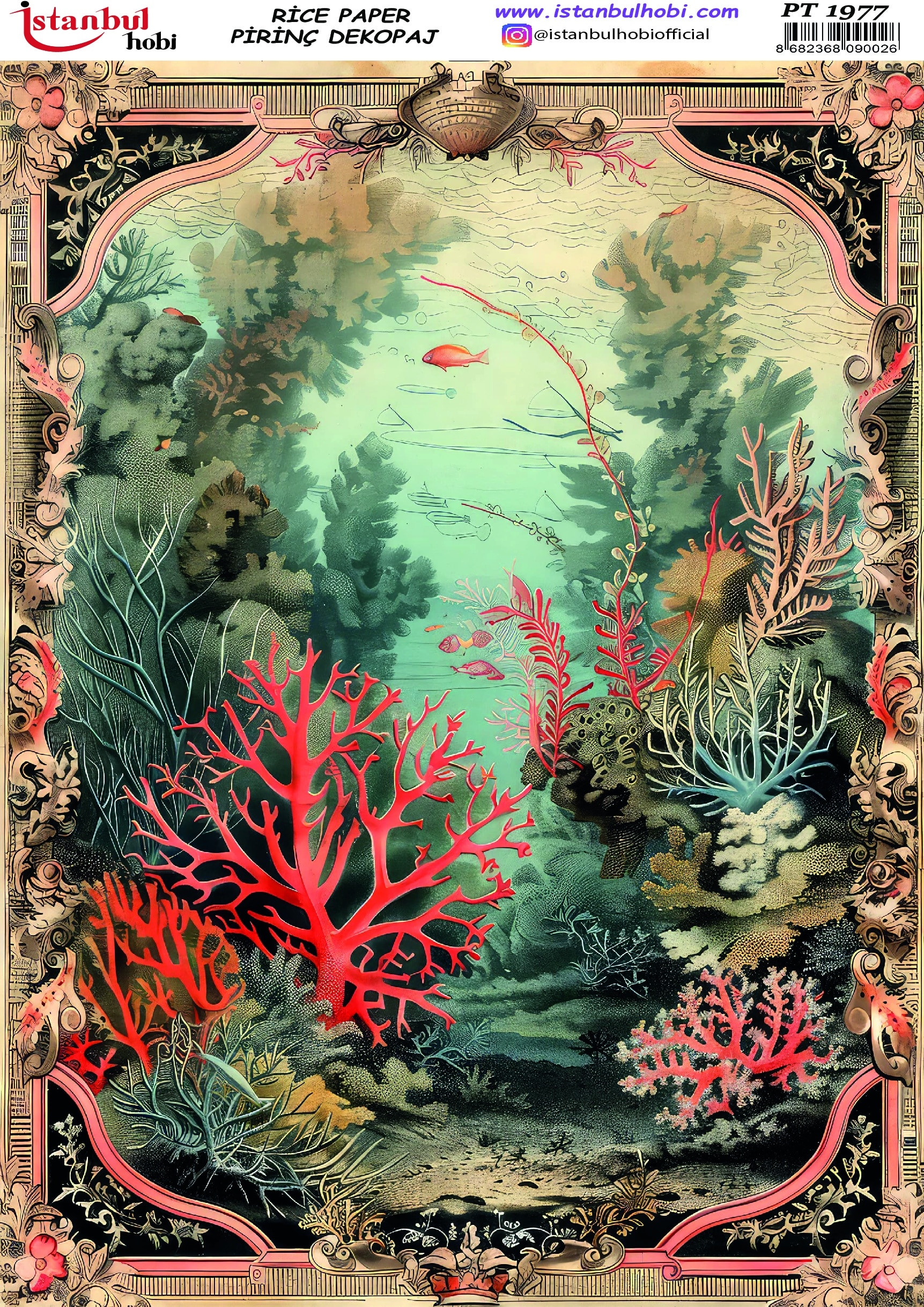 Pirinç Dekopaj Kağıdı-29x42 cm-PT1977 1 Pirinç Dekopaj Kağıdı-29X42 Cm-Pt1977