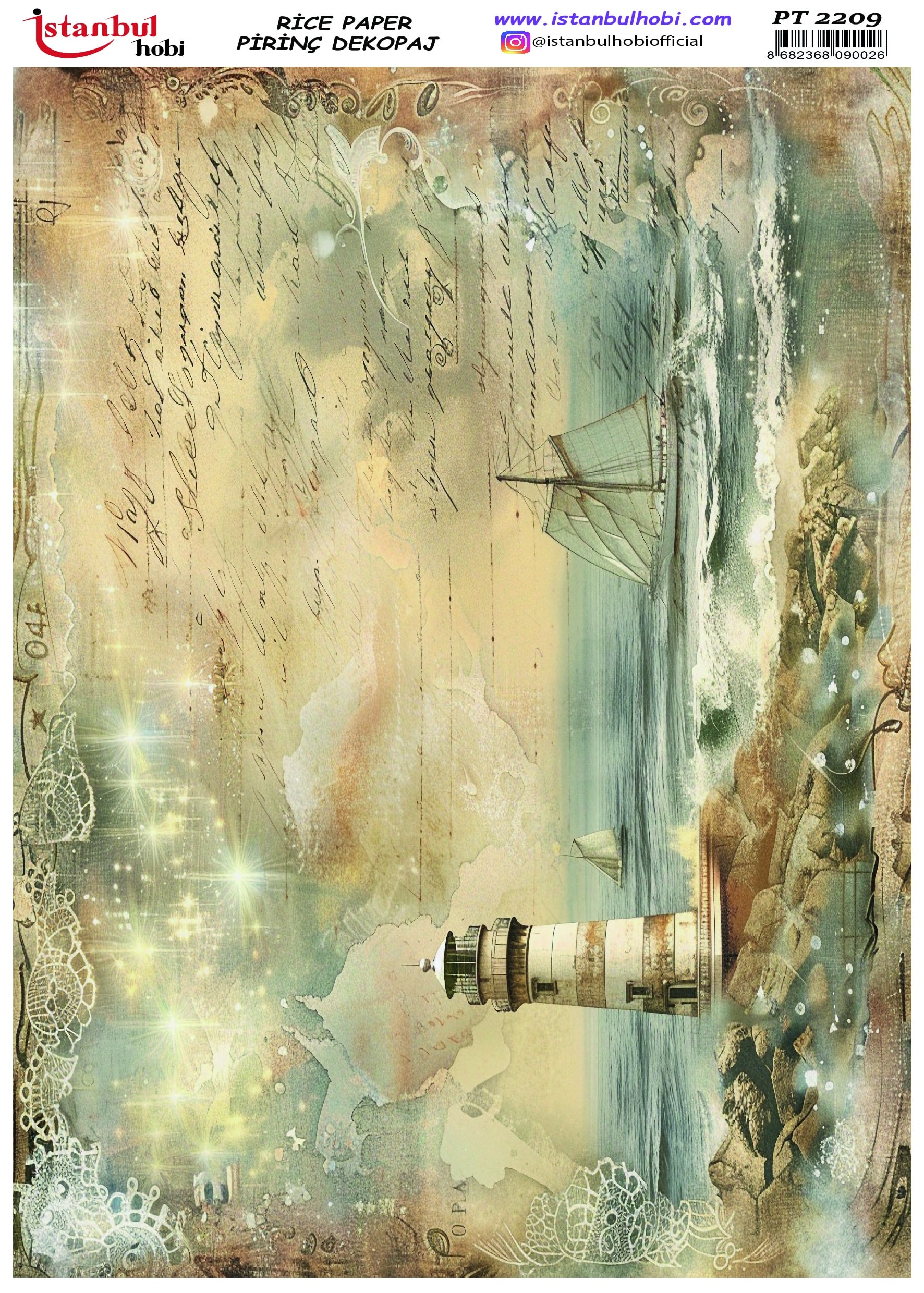 Pirinç Dekopaj Kağıdı-29x42 cm-PT2209 1 Pirinç Dekopaj Kağıdı-29X42 Cm-Pt2209