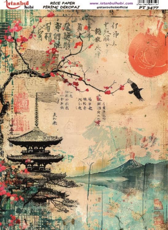 Pirinç Dekopaj Kağıdı-29x42 cm-PT3477 1 Pirinç Dekopaj Kağıdı-29X42 Cm-Pt3477