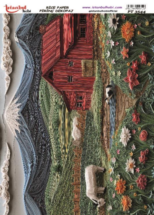Pirinç Dekopaj Kağıdı-29x42 cm-PT3544 1 Pirinç Dekopaj Kağıdı-29X42 Cm-Pt3544