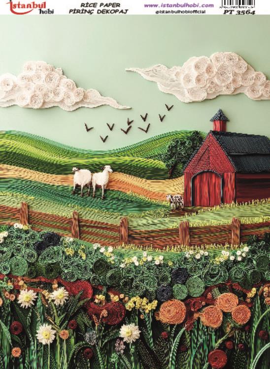 Pirinç Dekopaj Kağıdı-29x42 cm-PT3564 1 Pirinç Dekopaj Kağıdı-29X42 Cm-Pt3564