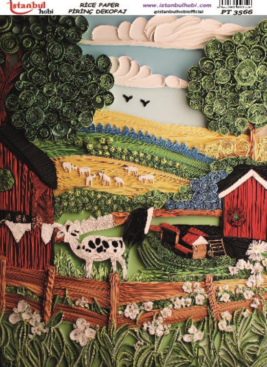 Pirinç Dekopaj Kağıdı-29x42 cm-PT3566 1 Pirinç Dekopaj Kağıdı-29X42 Cm-Pt3566