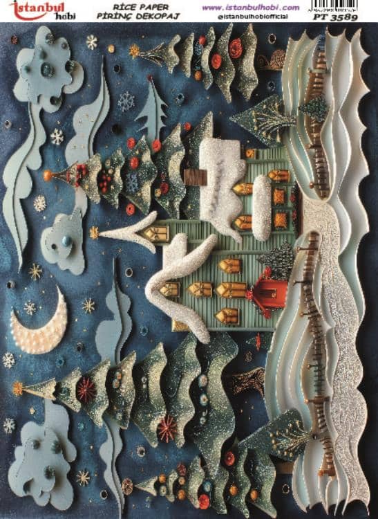 Pirinç Dekopaj Kağıdı-29x42 cm-PT3589 1 Pirinç Dekopaj Kağıdı-29X42 Cm-Pt3589