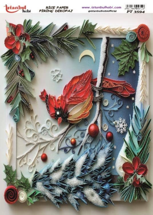 Pirinç Dekopaj Kağıdı-29x42 cm-PT3594 1 Pirinç Dekopaj Kağıdı-29X42 Cm-Pt3594