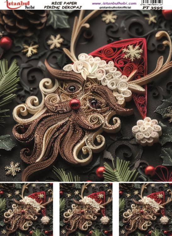 Pirinç Dekopaj Kağıdı-29x42 cm-PT3595 1 Pirinç Dekopaj Kağıdı-29X42 Cm-Pt3595