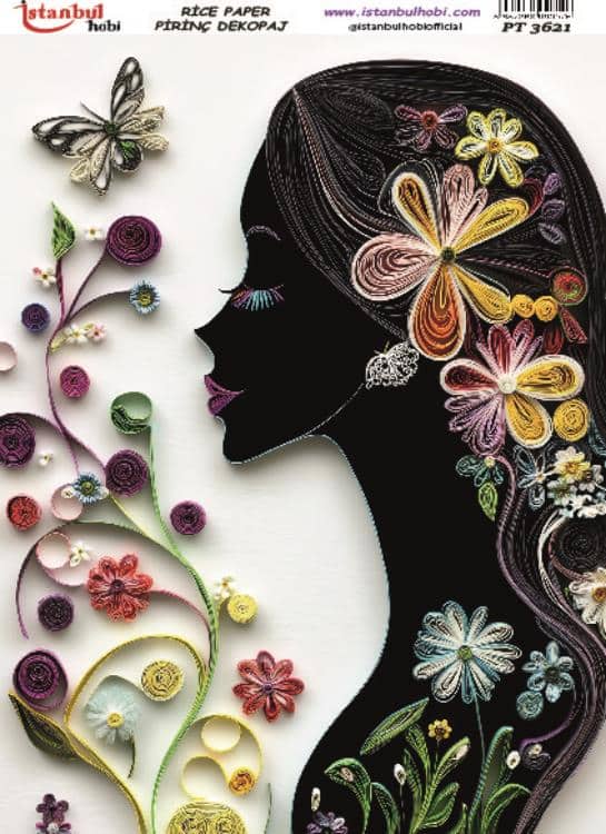 Pirinç Dekopaj Kağıdı-29x42 cm-PT3621 1 Pirinç Dekopaj Kağıdı-29X42 Cm-Pt3621