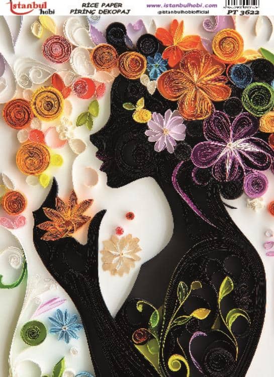 Pirinç Dekopaj Kağıdı-29x42 cm-PT3622 1 Pirinç Dekopaj Kağıdı-29X42 Cm-Pt3622