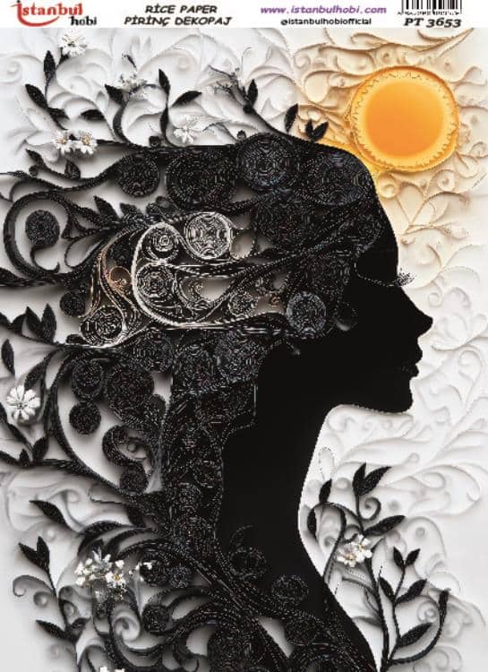 Pirinç Dekopaj Kağıdı-29x42 cm-PT3653 1 Pirinç Dekopaj Kağıdı-29X42 Cm-Pt3653