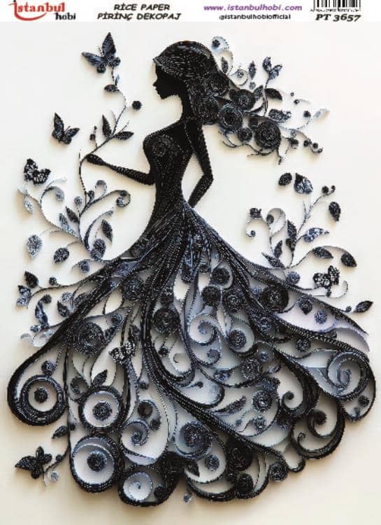 Pirinç Dekopaj Kağıdı-29x42 cm-PT3657 1 Pirinç Dekopaj Kağıdı-29X42 Cm-Pt3657