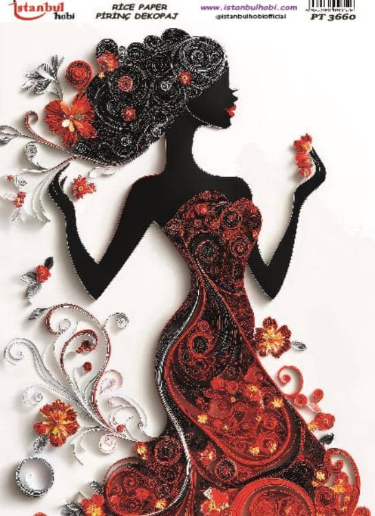 Pirinç Dekopaj Kağıdı-29x42 cm-PT3660 1 Pirinç Dekopaj Kağıdı-29X42 Cm-Pt3660