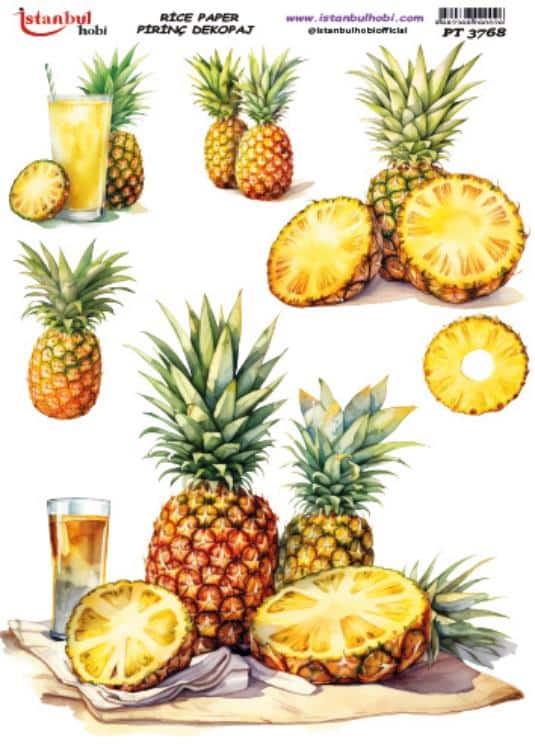 Pirinç Dekopaj Kağıdı-29x42 cm-PT3768 1 Pirinç Dekopaj Kağıdı-29X42 Cm-Pt3768