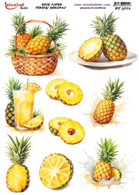 Pirinç Dekopaj Kağıdı-29x42 cm-PT3771 1 Pirinç Dekopaj Kağıdı-29X42 Cm-Pt3771