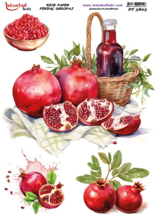 Pirinç Dekopaj Kağıdı-29x42 cm-PT3803 1 Pirinç Dekopaj Kağıdı-29X42 Cm-Pt3803