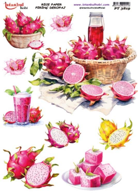 Pirinç Dekopaj Kağıdı-29x42 cm-PT3819 1 Pirinç Dekopaj Kağıdı-29X42 Cm-Pt3819