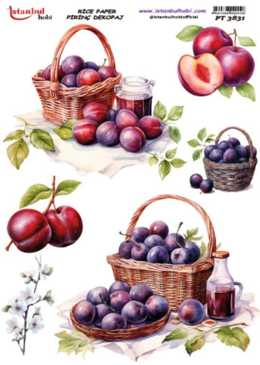 Pirinç Dekopaj Kağıdı-29x42 cm-PT3831 1 Pirinç Dekopaj Kağıdı-29X42 Cm-Pt3831