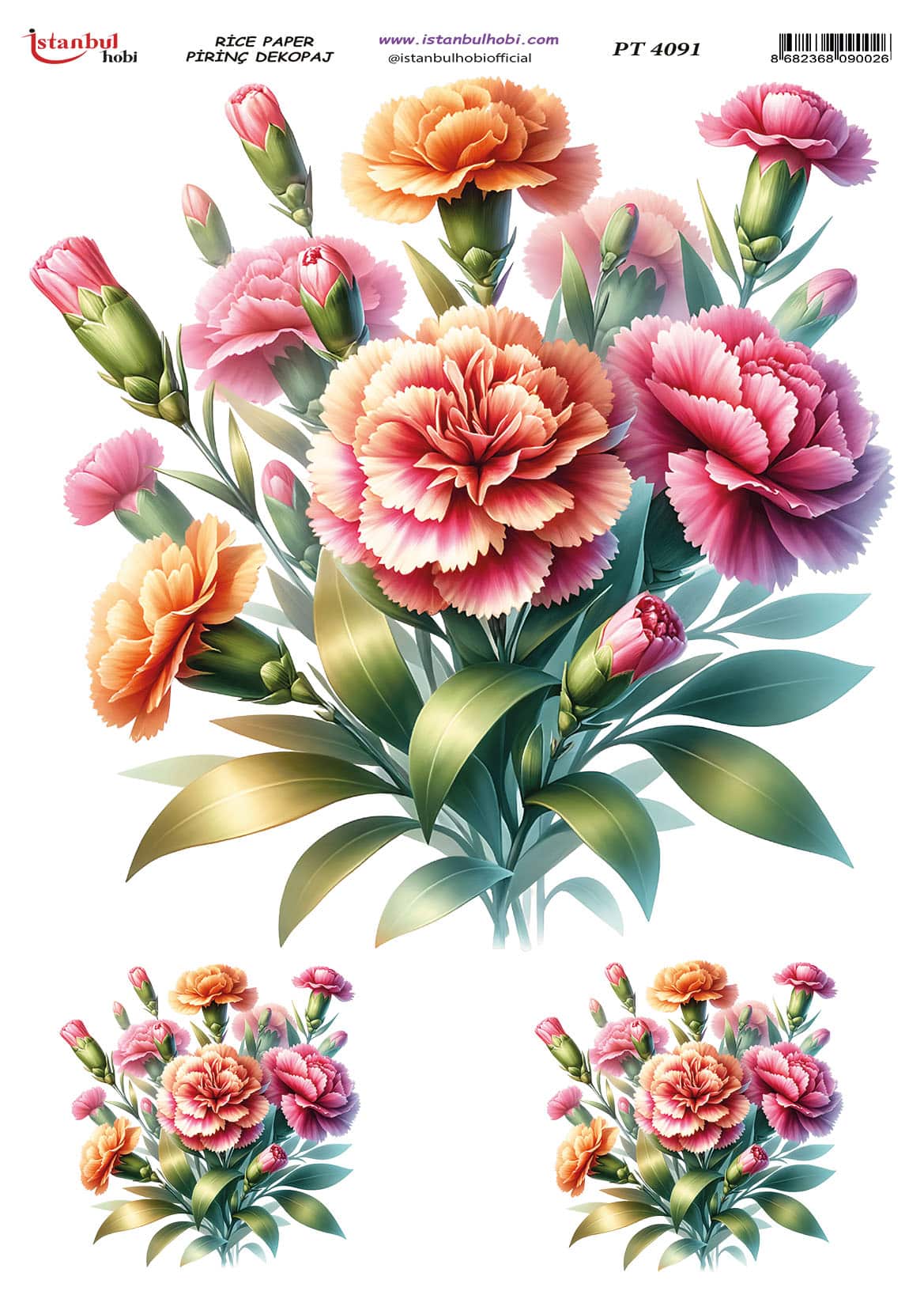 Pirinç Dekopaj Kağıdı-29x42 cm-PT4091 1 Pirinç Dekopaj Kağıdı-29X42 Cm-Pt4091