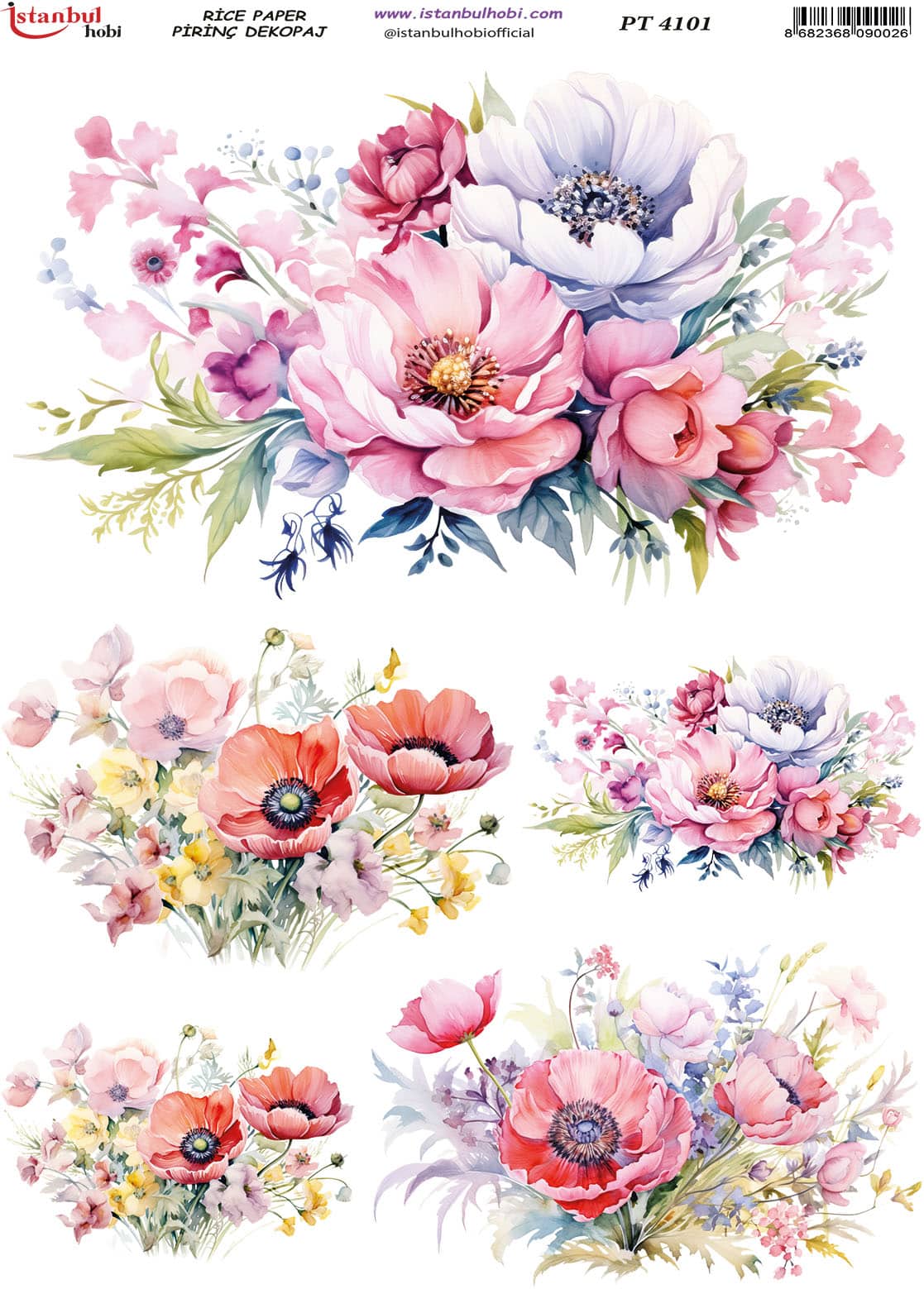 Pirinç Dekopaj Kağıdı-29x42 cm-PT4101 1 Pirinç Dekopaj Kağıdı-29X42 Cm-Pt4101