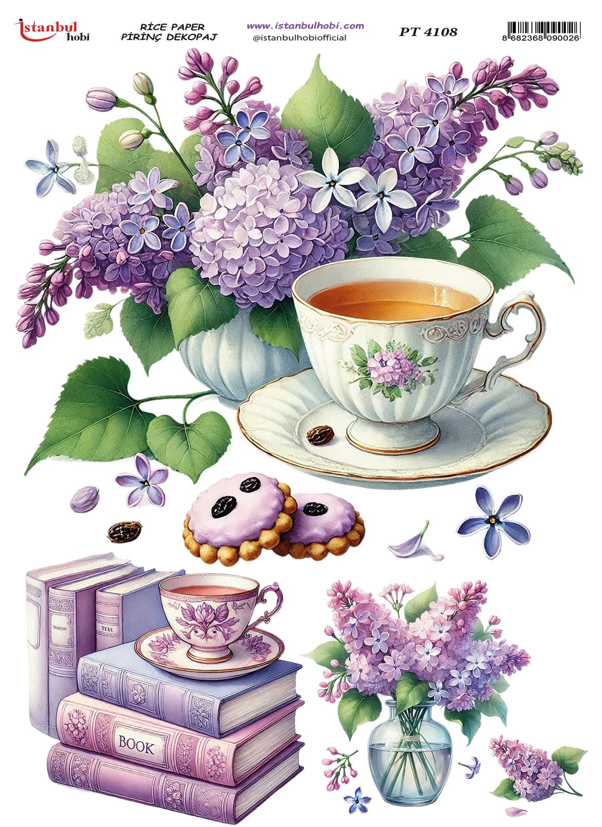 Pirinç Dekopaj Kağıdı-29x42 cm-PT4108 1 Pirinç Dekopaj Kağıdı-29X42 Cm-Pt4108