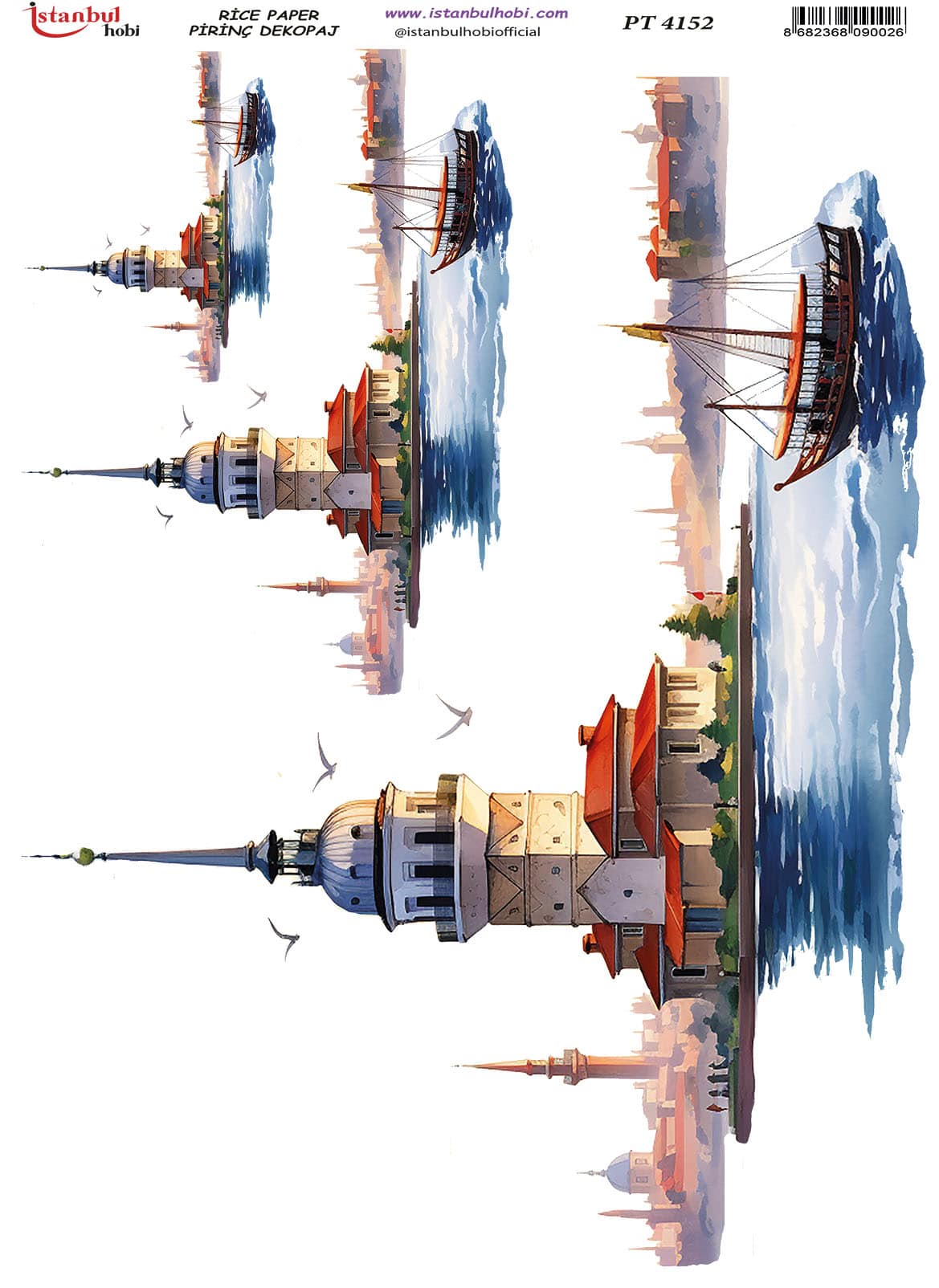 Pirinç Dekopaj Kağıdı-29x42 cm-PT4152 1 Pirinç Dekopaj Kağıdı-29X42 Cm-Pt4152