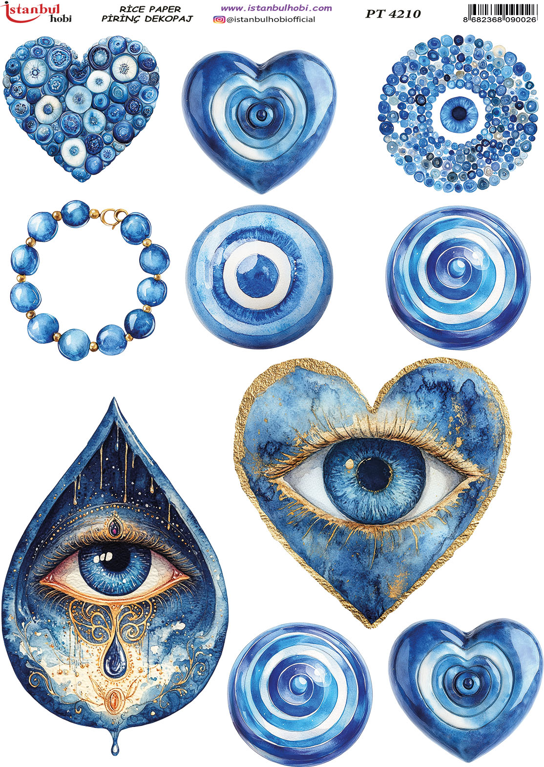 Pirinç Dekopaj Kağıdı-29x42 cm-PT4210 1 Pirinç Dekopaj Kağıdı-29X42 Cm-Pt4210