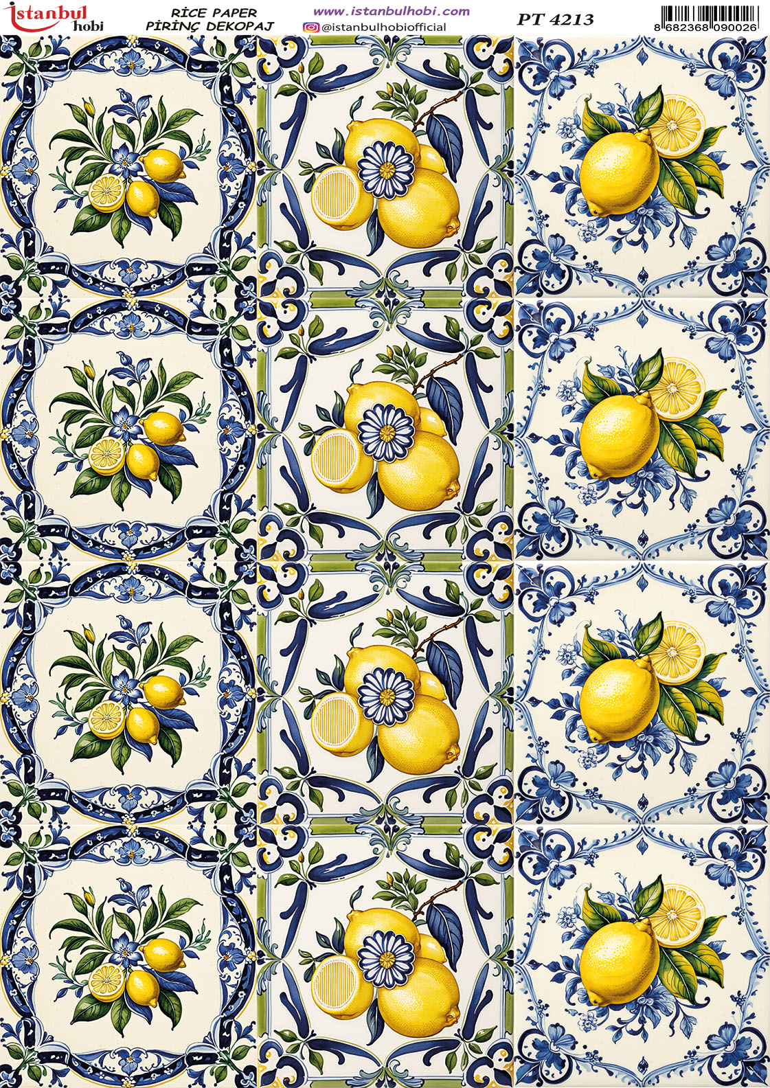 Pirinç Dekopaj Kağıdı-29x42 cm-PT4213 1 Pirinç Dekopaj Kağıdı-29X42 Cm-Pt4213