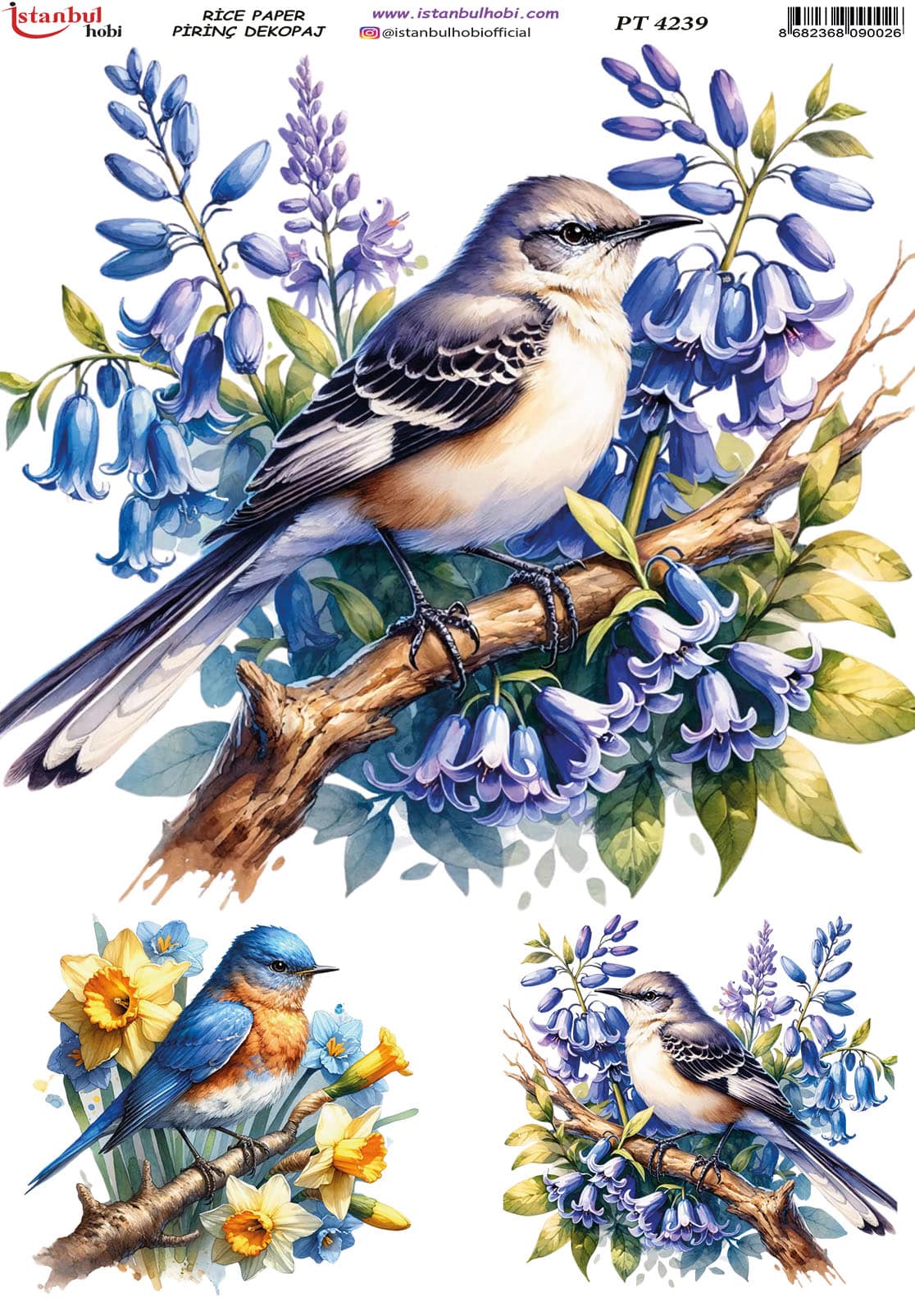 Pirinç Dekopaj Kağıdı-29x42 cm-PT4239 1 Pirinç Dekopaj Kağıdı-29X42 Cm-Pt4239