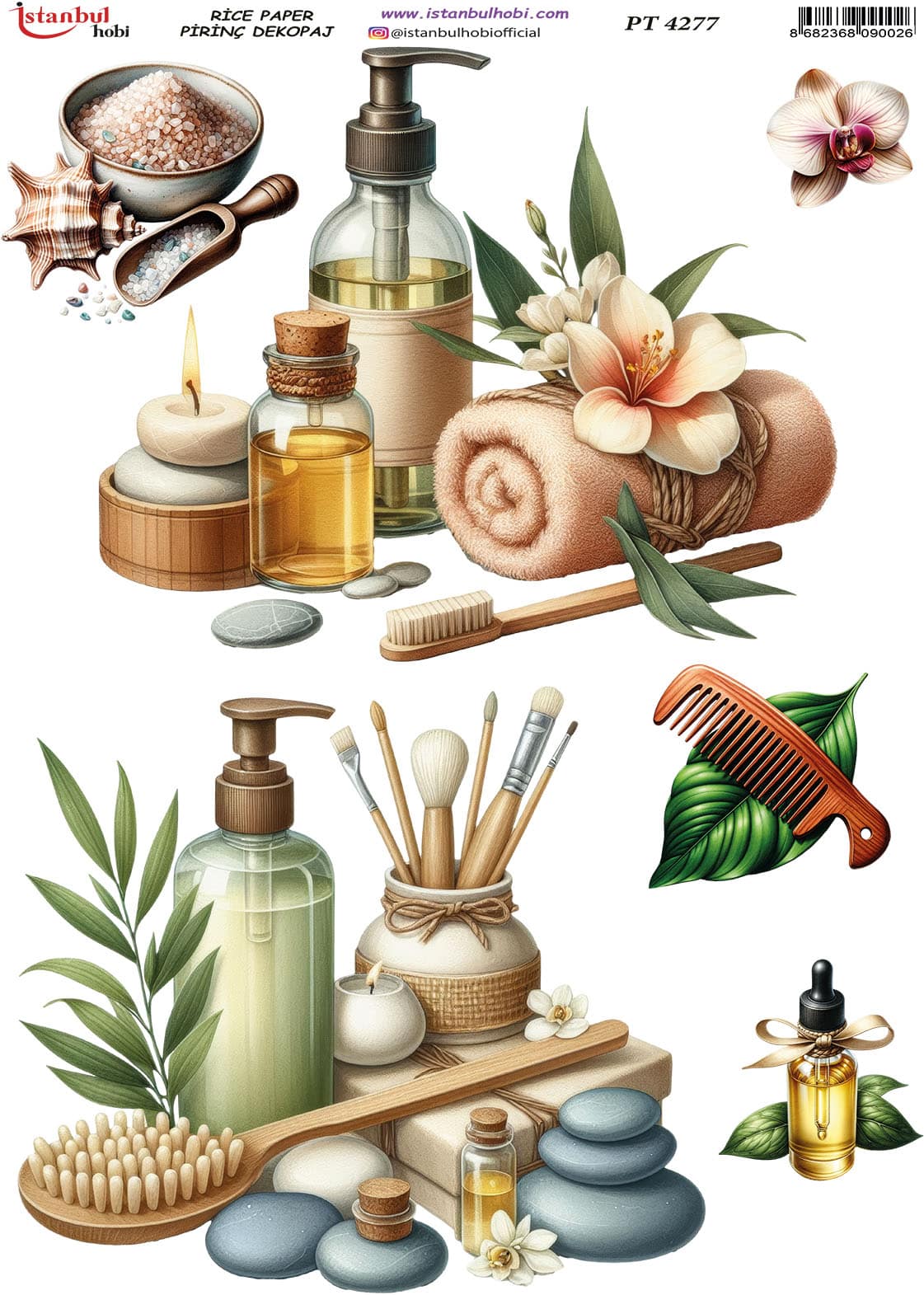 Pirinç Dekopaj Kağıdı-29x42 cm-PT4277 1 Pirinç Dekopaj Kağıdı-29X42 Cm-Pt4277