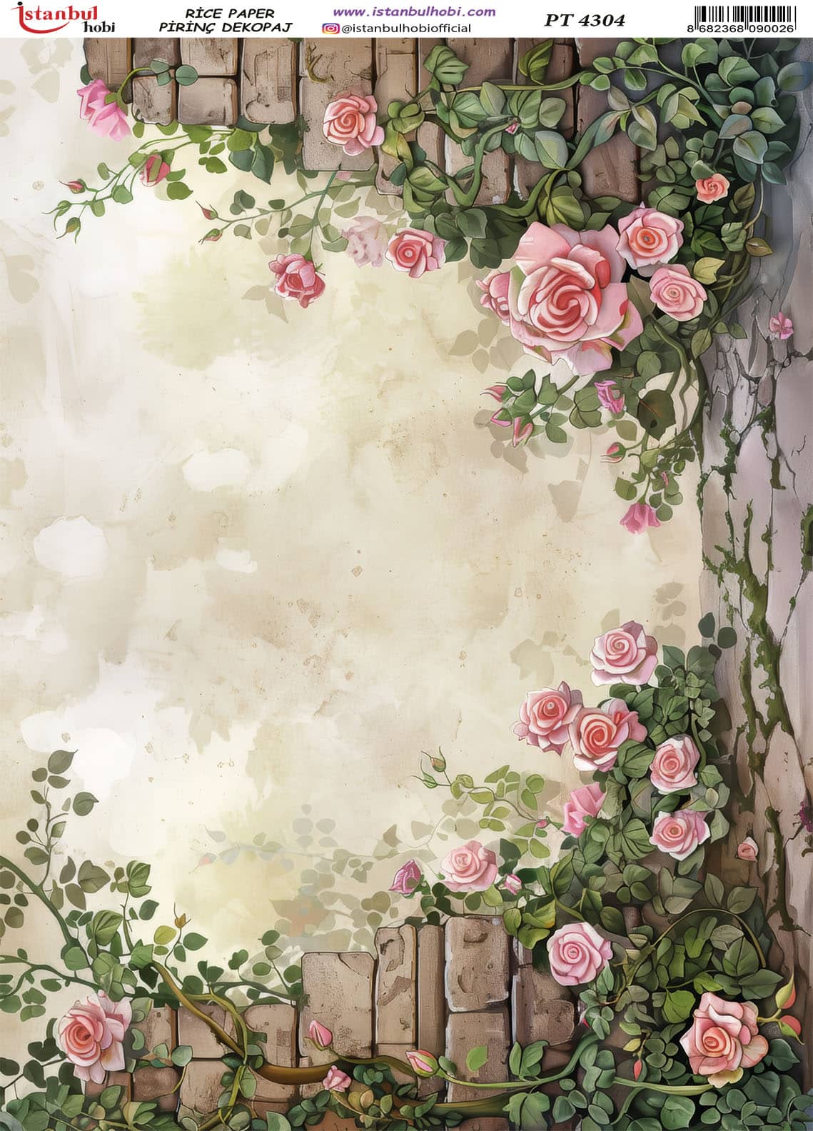 Pirinç Dekopaj Kağıdı-29x42 cm-PT4304 1 Pirinç Dekopaj Kağıdı-29X42 Cm-Pt4304