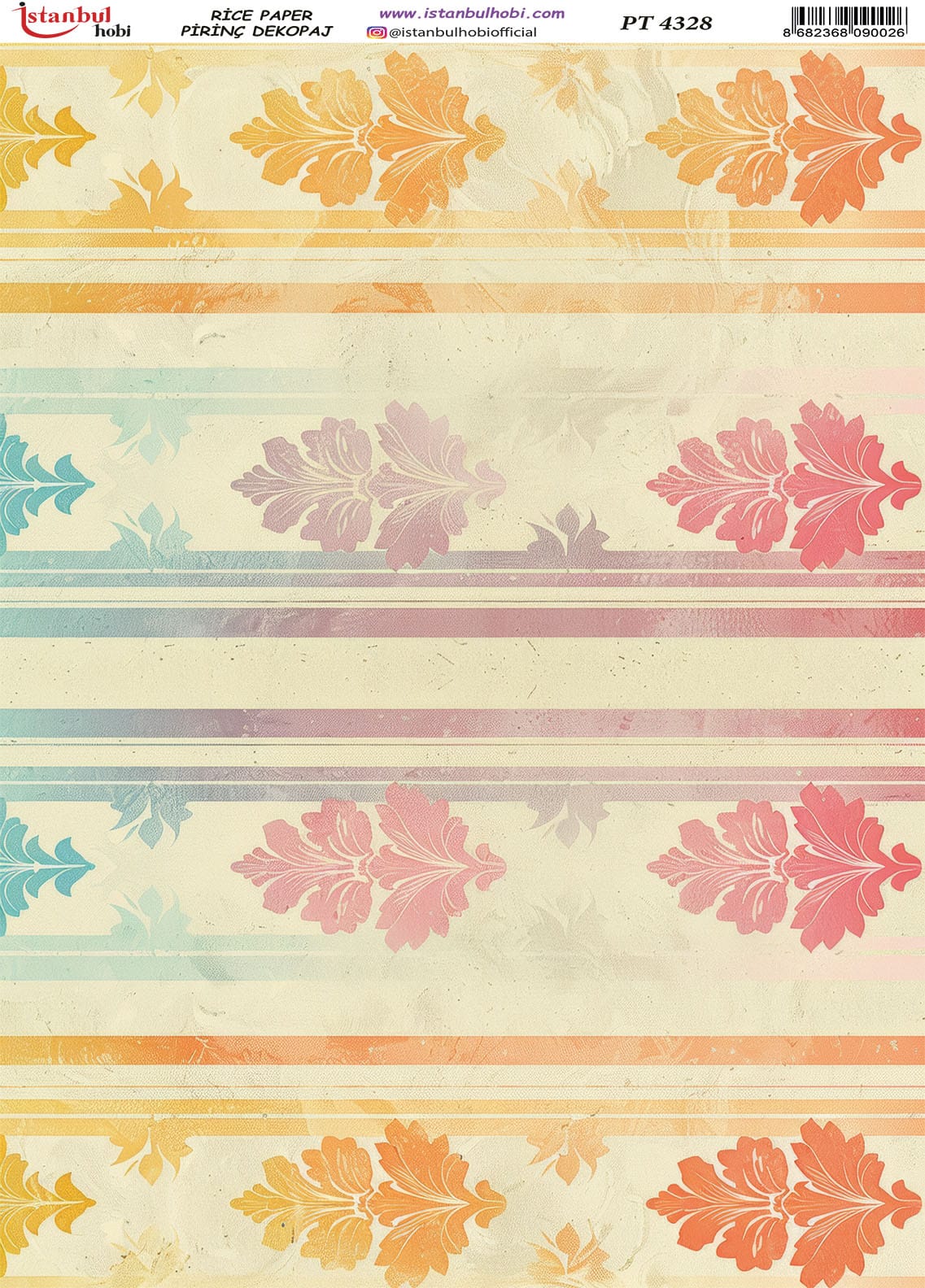 Pirinç Dekopaj Kağıdı-29x42 cm-PT4328 1 Pirinç Dekopaj Kağıdı-29X42 Cm-Pt4328