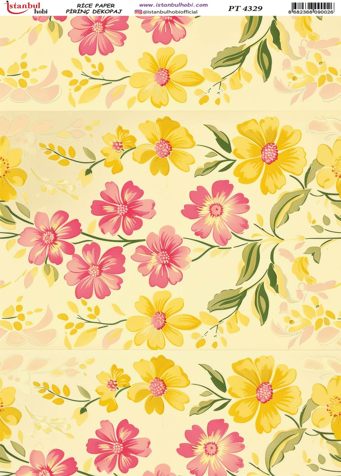 Pirinç Dekopaj Kağıdı-29x42 cm-PT4329 1 Pirinç Dekopaj Kağıdı-29X42 Cm-Pt4329