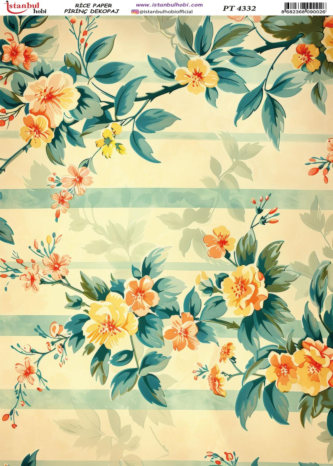 Pirinç Dekopaj Kağıdı-29x42 cm-PT4332 1 Pirinç Dekopaj Kağıdı-29X42 Cm-Pt4332