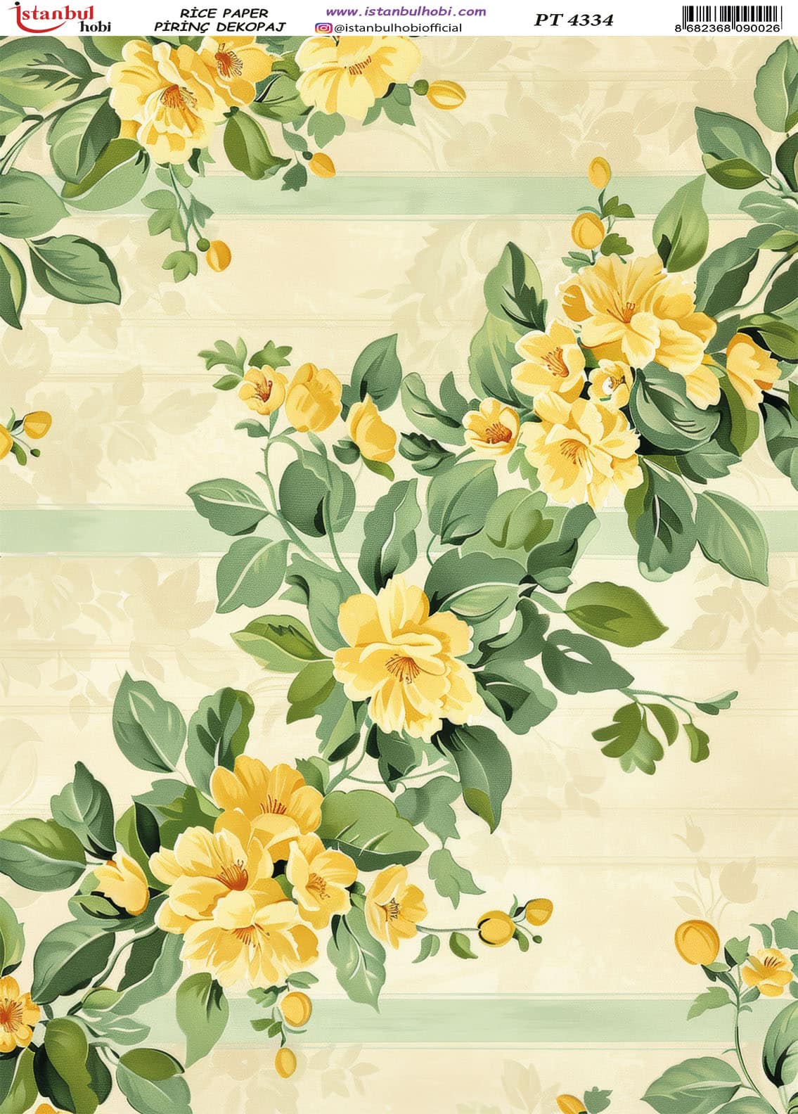 Pirinç Dekopaj Kağıdı-29x42 cm-PT4334 1 Pirinç Dekopaj Kağıdı-29X42 Cm-Pt4334