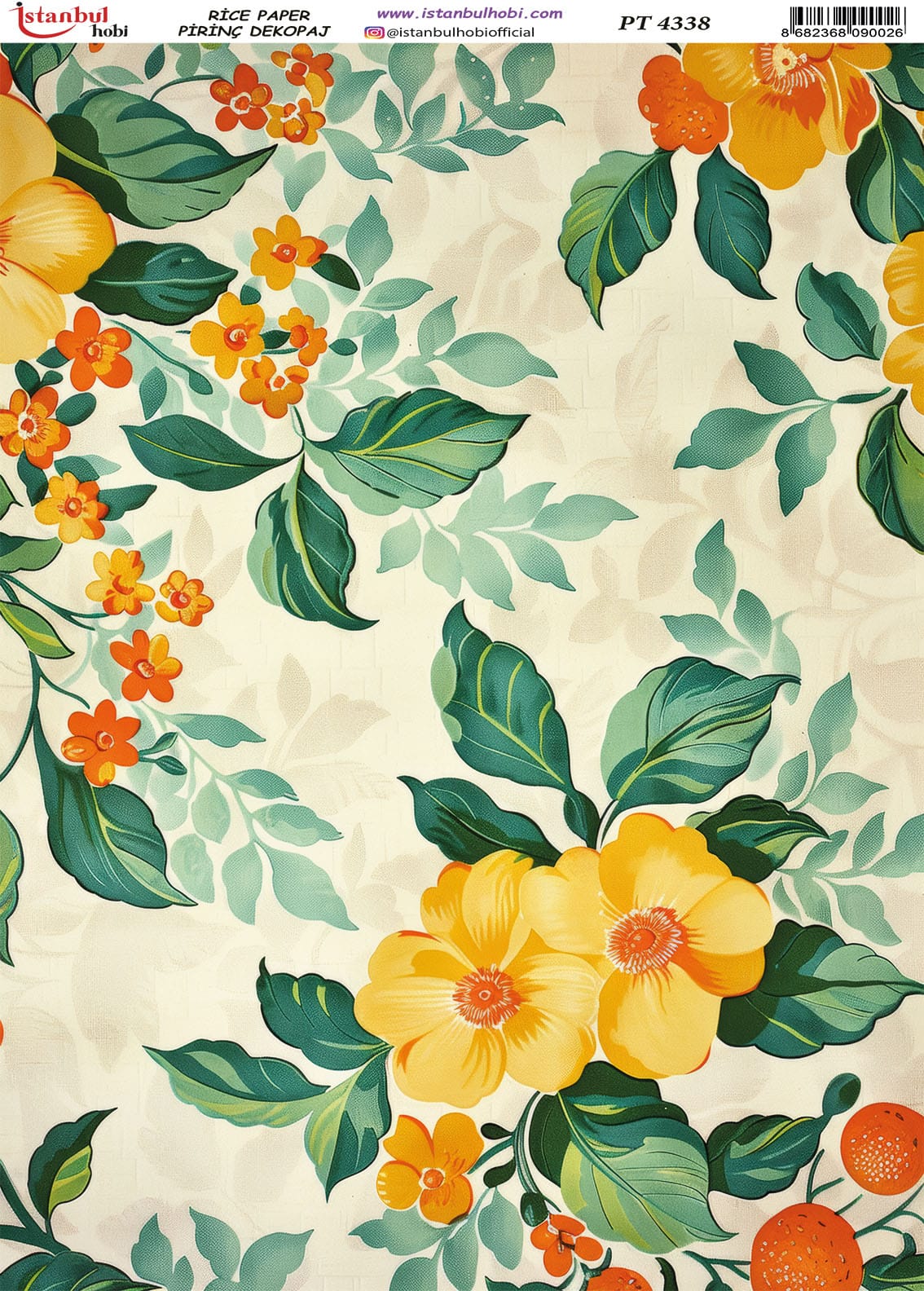 Pirinç Dekopaj Kağıdı-29x42 cm-PT4338 1 Pirinç Dekopaj Kağıdı-29X42 Cm-Pt4338