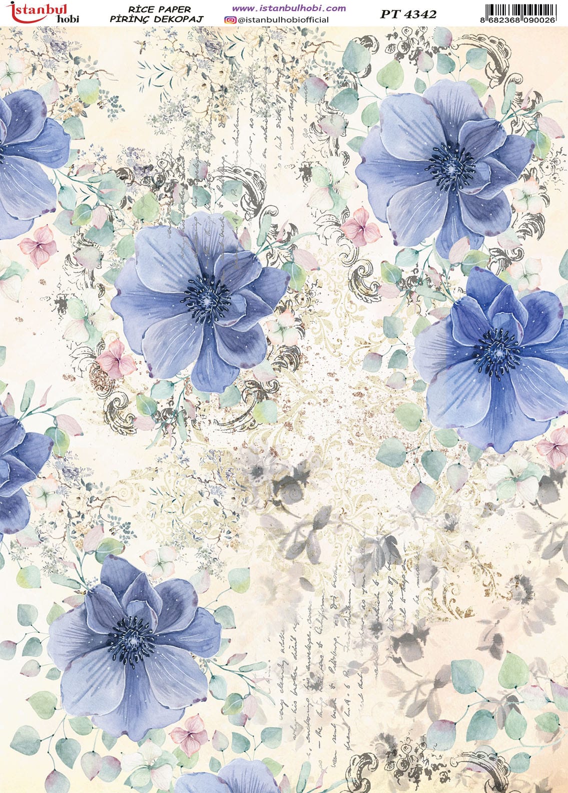 Pirinç Dekopaj Kağıdı-29x42 cm-PT4342 1 Pirinç Dekopaj Kağıdı-29X42 Cm-Pt4342